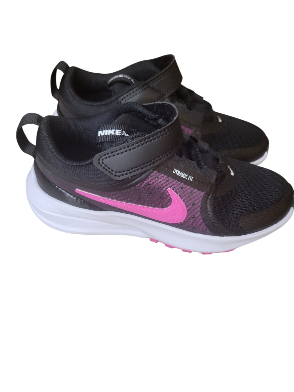Nike Girl's Black & Pink Athletic Sneaker
